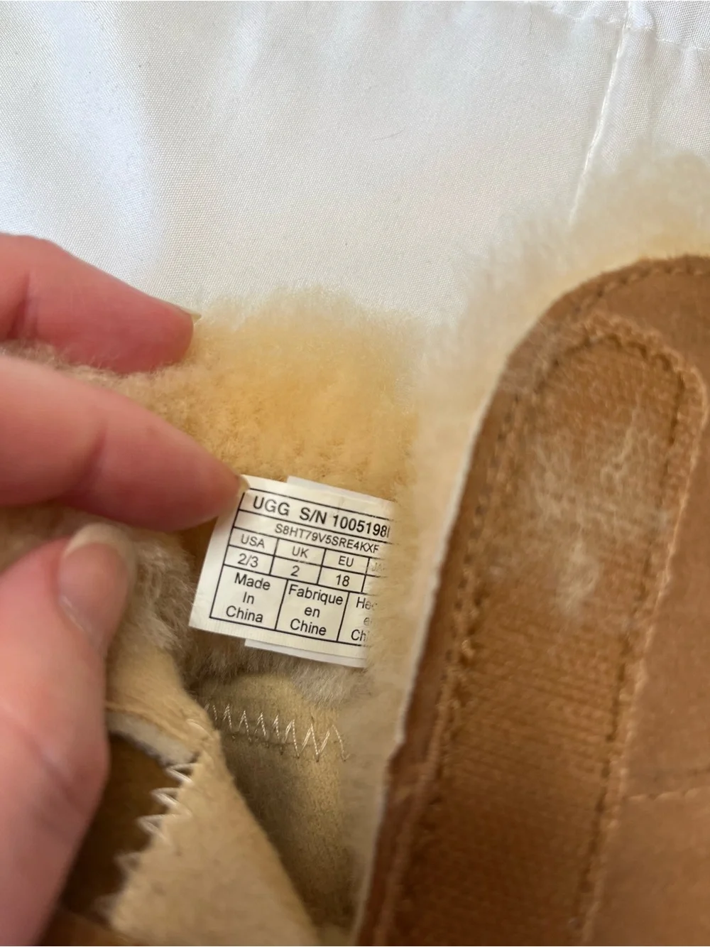 UGG Toddler Chestnut Brown Shearling-Lined Boots